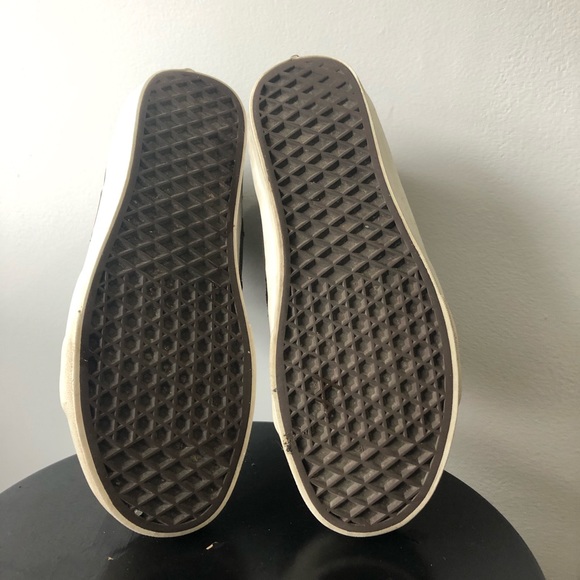 Brown Vans Skate Hi with Blue Stitching - Picture 3 of 3